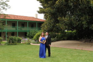 Kirsten and NEED NAME almost 30 years to the day from when they were married in the backyard here at Rancho Los Cerritos.