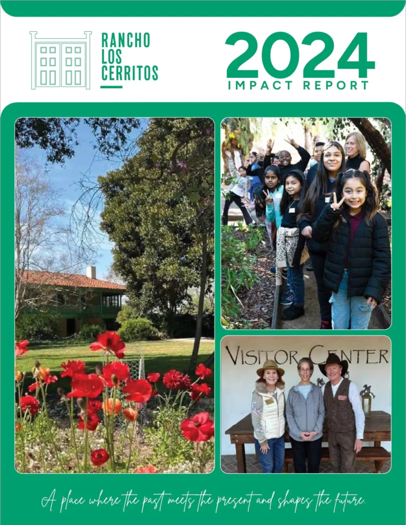 Rancho Los Cerritos 2024 Impact Report cover.