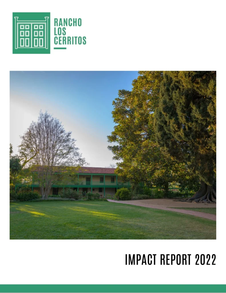 Rancho Los Cerritos Impact Report 2022 cover
