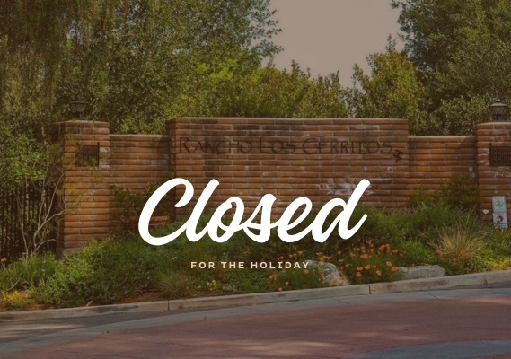 Rancho Los Cerritos closed for holiday