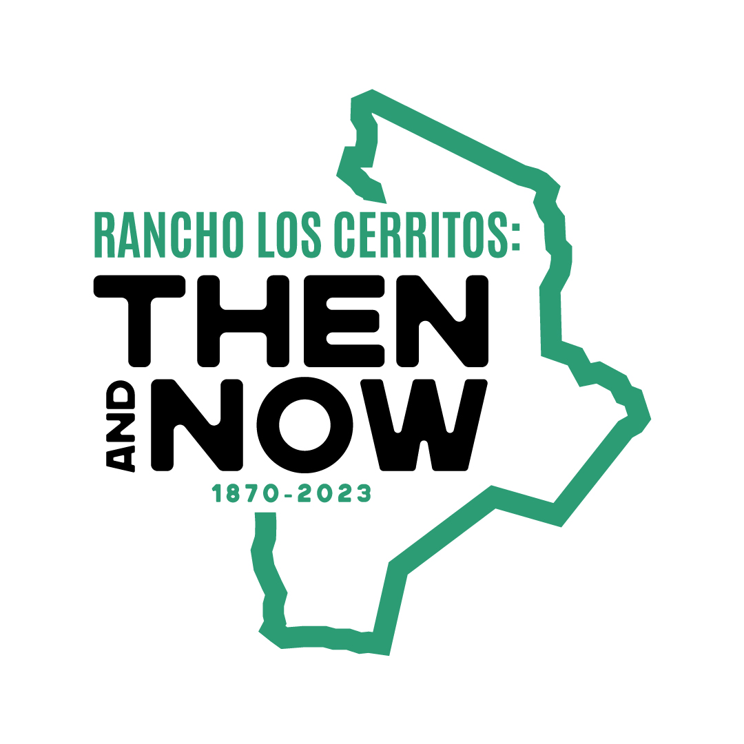 Rancho Los Cerritos Then and Now logo